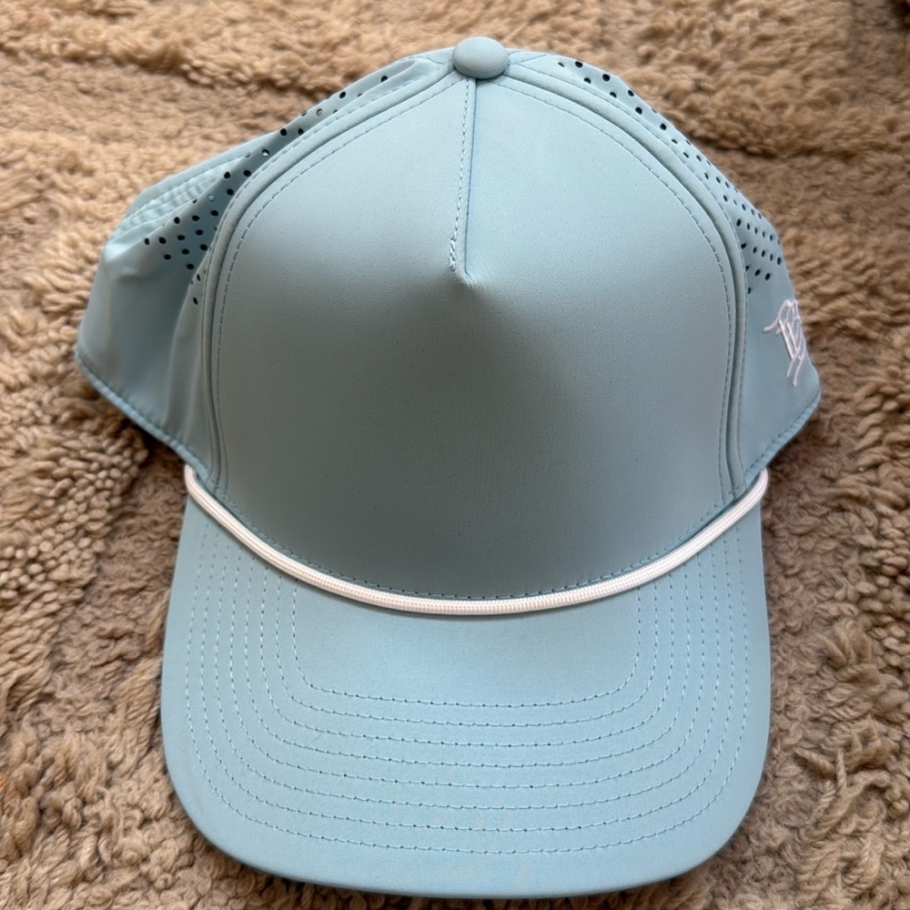 Branded Bills Bare Curved 5 Panel Rope Hat light Blue unisex new
